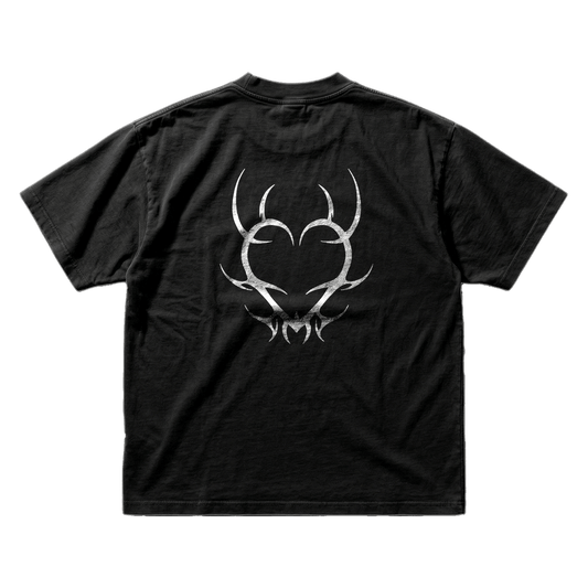 BLACK METAL LOGO TEE