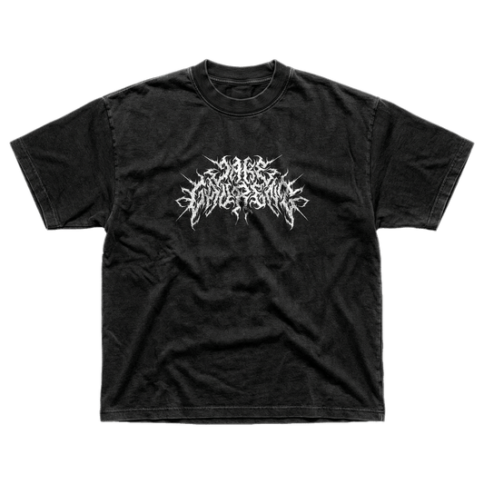 BLACK METAL LOGO TEE
